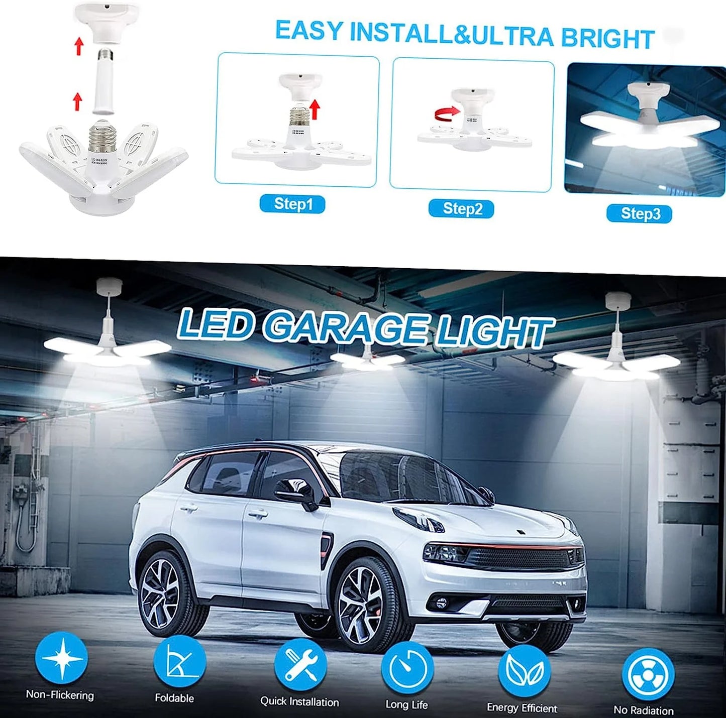 Bombillo LED en Forma de Flor