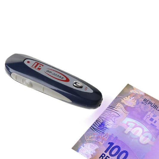 Detector portátil de billetes falsos