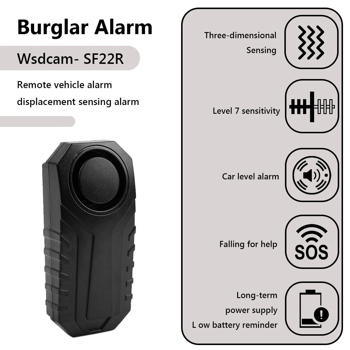 Alarma Bicicleta o Moto de 113dB